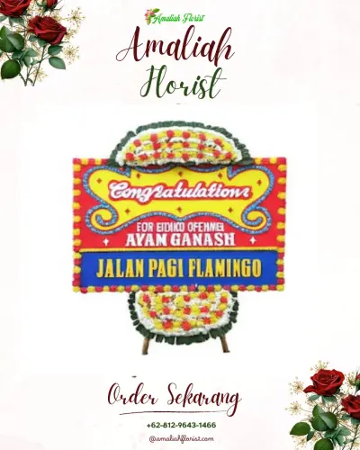 Bunga Papan Congratulation di Cawang